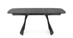 Hot Bizzotto TAVOLO ALL OLIVER VETRO 180-220X90