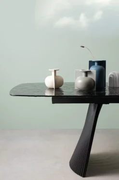 Hot Bizzotto TAVOLO ALL OLIVER VETRO 180-220X90