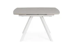 Hot Bizzotto TAVOLO ALL.RAILI 119.5/180X85 BIANC/GR C