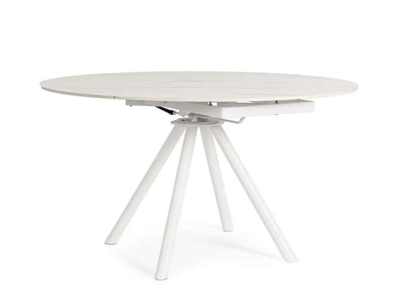 Best Bizzotto TAVOLO ALL.RAUNI D87/135 BIANCO/BIANCO