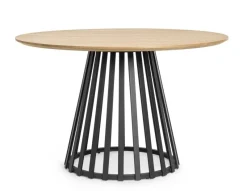 Discount Bizzotto TAVOLO CILLIAN D120 NERO/NATURAL