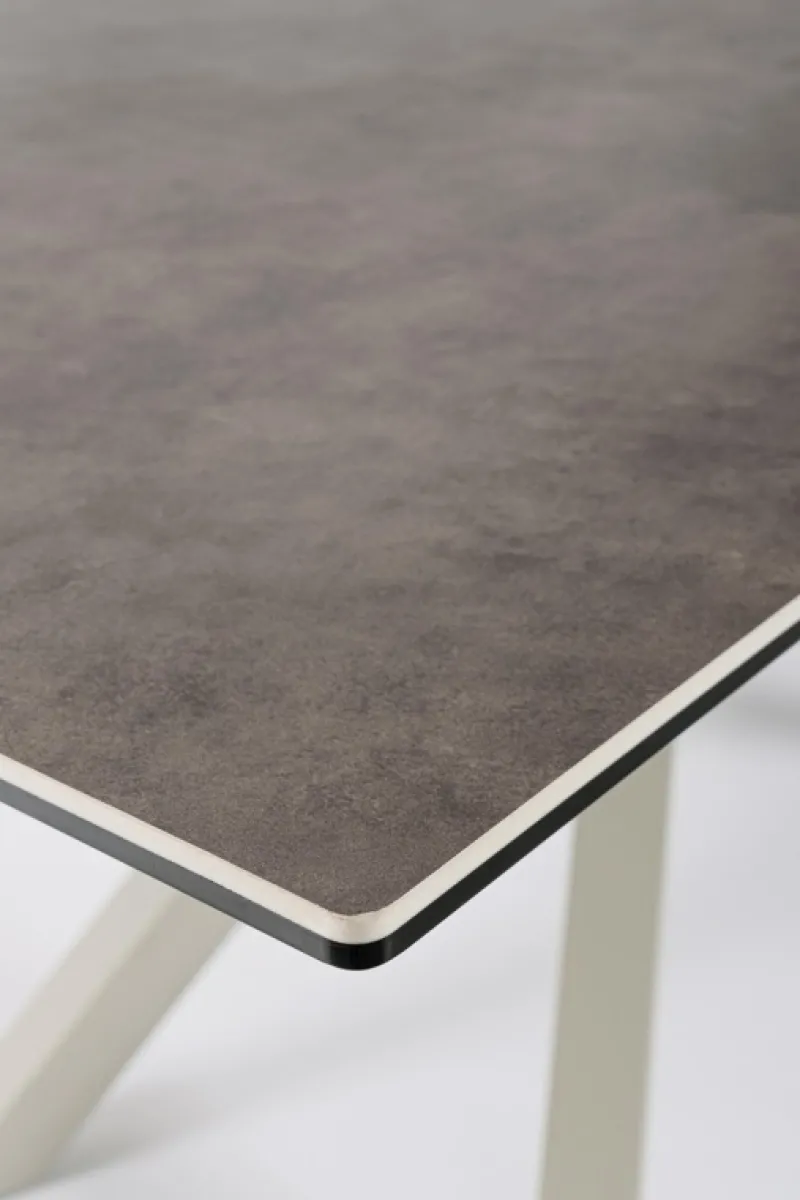 Bizzotto TAVOLO CON PIANO IN CERAMICA TORTORA - SEAN