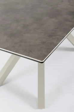 Bizzotto TAVOLO CON PIANO IN CERAMICA TORTORA - SEAN