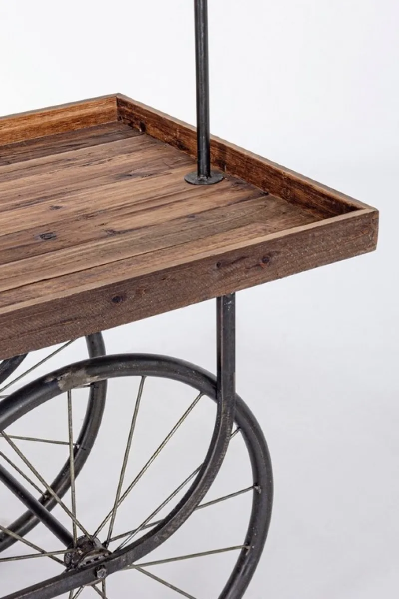 Best Bizzotto TAVOLO ESPOSITORE IN LEGNO CON RUOTE
