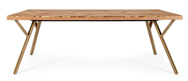 Clearance Bizzotto TAVOLO FISSO IN LEGNO 220X100 - RAIDA