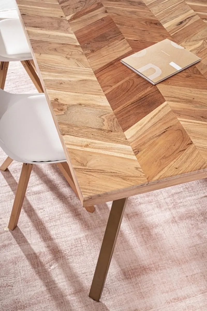 Clearance Bizzotto TAVOLO FISSO IN LEGNO 220X100 - RAIDA