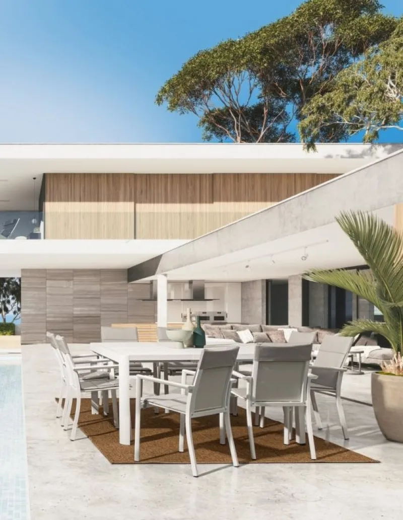 Hot Bizzotto TAVOLO IN ALLUMINIO BIANCO CX21 - KIPLIN