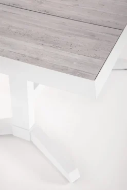 Best Bizzotto TAVOLO IN ALLUMINIO BIANCO JX11 - ROBERT