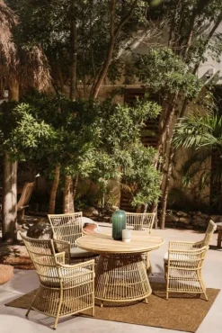 Outlet Bizzotto TAVOLO IN ALLUMINIO D110 - ADELMA