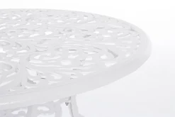 Clearance Bizzotto TAVOLO IN ALLUMINIO D110 BIANCO - VICTORIA