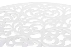 New Bizzotto TAVOLO IN ALLUMINIO D80 BIANCO - VICTORIA