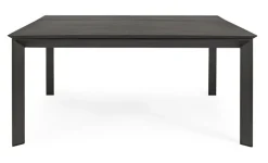 Outlet Bizzotto TAVOLO IN ALLUMINIO 110/160X160 ANTRACITE CX23 - KONNOR