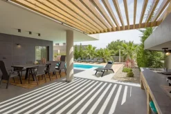 Sale Bizzotto TAVOLO IN ALLUMINIO 205/265X103 ANTRACITE JX55 - KRION