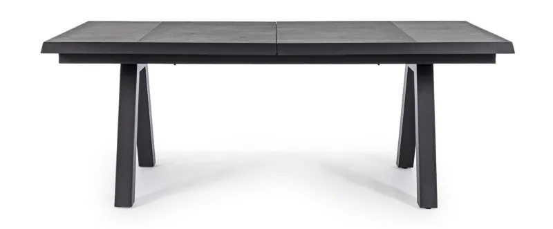 Sale Bizzotto TAVOLO IN ALLUMINIO 205/265X103 ANTRACITE JX55 - KRION