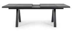 Sale Bizzotto TAVOLO IN ALLUMINIO 205/265X103 ANTRACITE JX55 - KRION