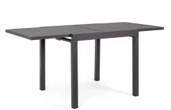 Best Bizzotto TAVOLO IN ALLUMINIO 83/166X80 ANTRACITE YK13 - PELAGIUS