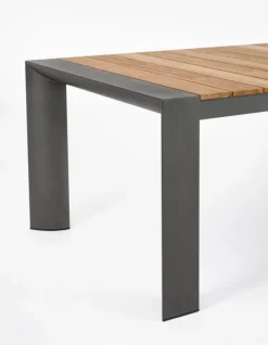 New Bizzotto TAVOLO IN ALLUMINIO 228-294X100 ANTRACITE GK52 - CAMERON