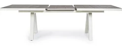 Best Bizzotto TAVOLO IN ALLUMINIO 205/265X103 LUNAR - KRION