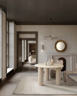 Hot Bizzotto TAVOLO IN LEGNO 6 PERSONE ROTONDO FISSO - DACCA