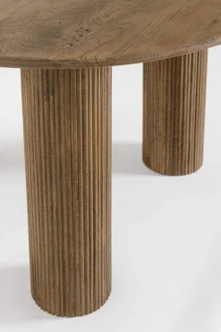 Outlet Bizzotto TAVOLO IN LEGNO BROWN D120 - DACCA