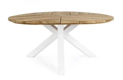 Discount Bizzotto TAVOLO IN TEAK BIANCO RT01 - PALMDALE
