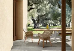 Sale Bizzotto TAVOLO IN TEAK RICICLATO BIANCO PM01 - RAMSEY