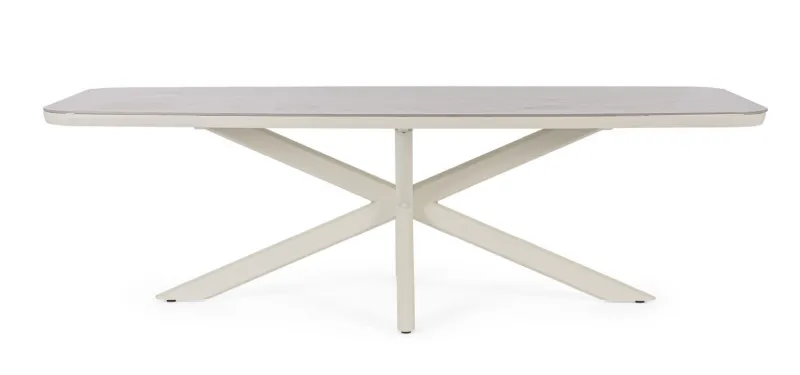 Clearance Bizzotto TAVOLO ISACCO 240X110 PELICAN