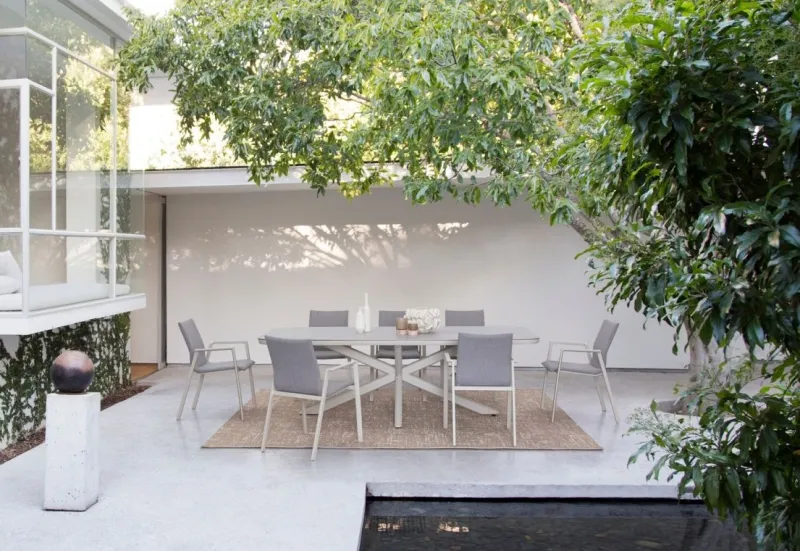 Clearance Bizzotto TAVOLO ISACCO 240X110 PELICAN