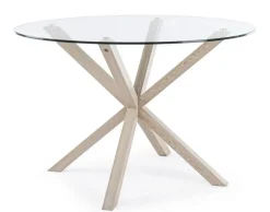 Discount Bizzotto TAVOLO ROTONDO IN VETRO - MAY