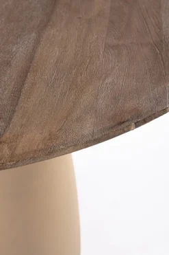 New Bizzotto TAVOLO STANLEY TOP RUSTIC BROWN 140