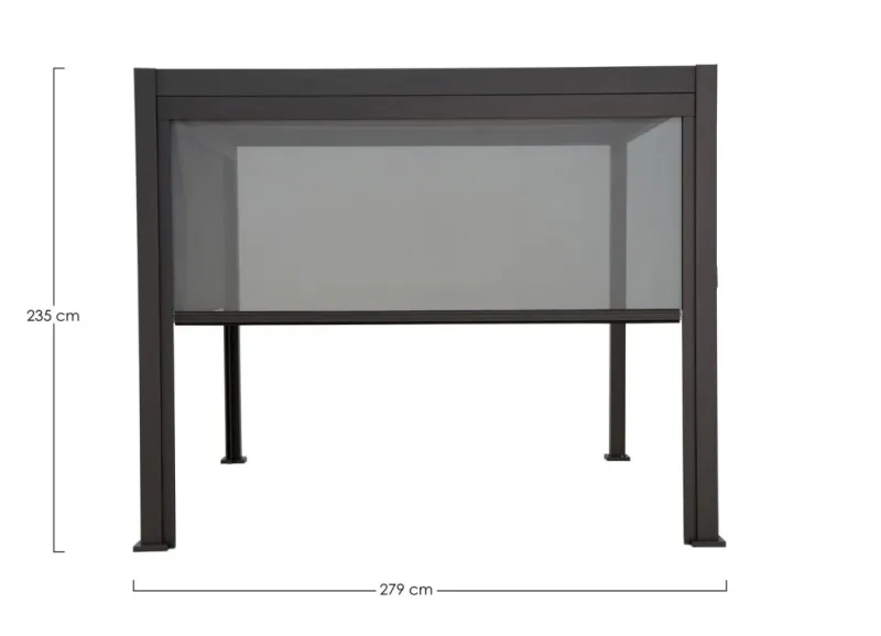 Bizzotto TENDA RULLO PERGOLA OCEAN LATO 3M ANTR