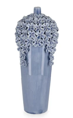 Discount Bizzotto VASO DECORATIVO TREASURE AZZURRO H40