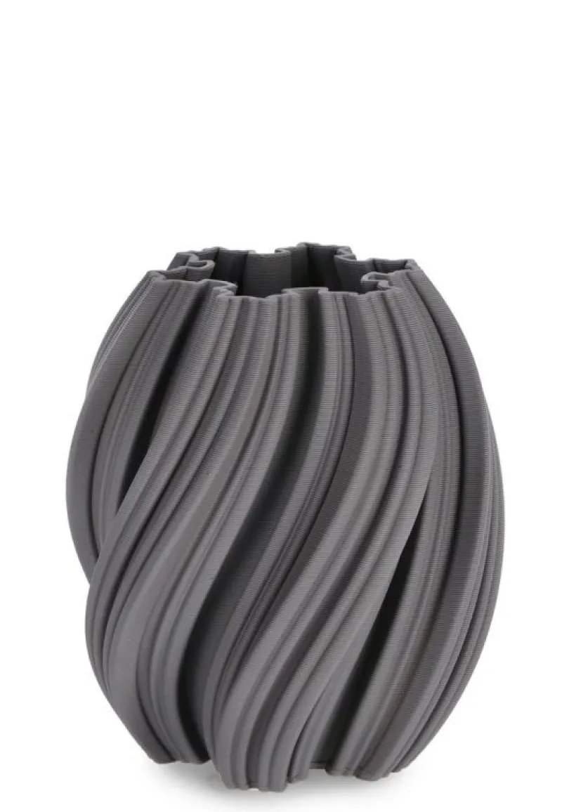 Outlet Bizzotto VASO JOLEEN GRIGIO H21