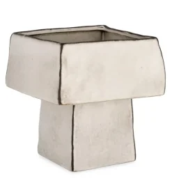 New Bizzotto VASO NIKOS QUADRATO ALTO BIANCO H24,5