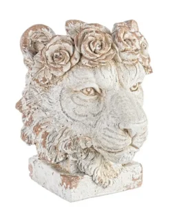 New Bizzotto VASO TESTA LEONE MAGNESIA H44