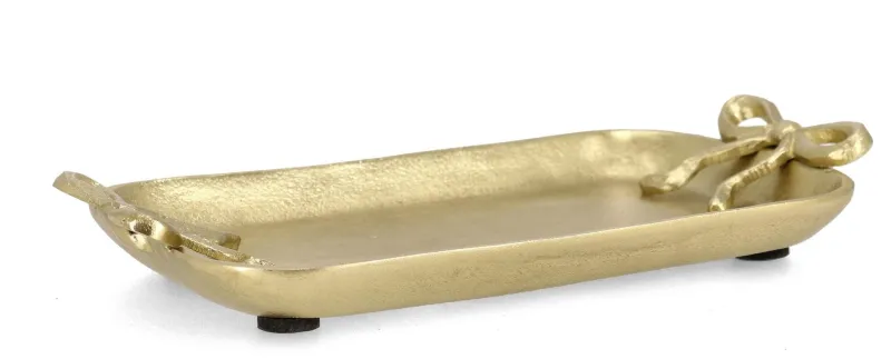 Clearance Bizzotto VASSOIO DECOR ALEXIS ORO 26X14,5