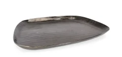 Hot Bizzotto VASSOIO DECORATIVO CHISEL ANTRACIT 30X28