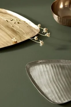 Hot Bizzotto VASSOIO DECORATIVO CHISEL ARGENTO 30X28