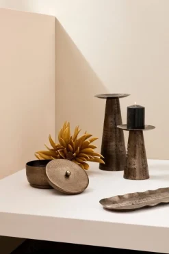 Discount Bizzotto VASSOIO DECORATIVO CLAMP NERO 40X13,5